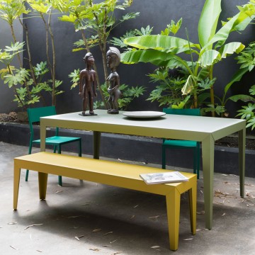 Table Zef Outdoor Pieds effilés 220cm