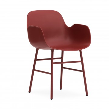 Fauteuil Form pieds métal