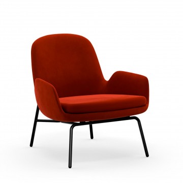 Era Lounge Chair Low acier