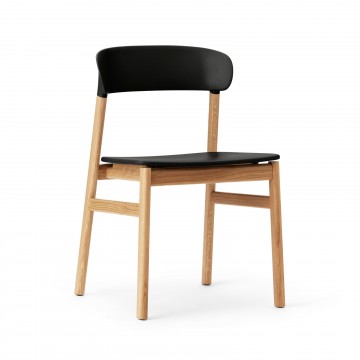 Chaise Herit pieds chêne