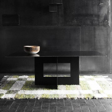 Table à dîner Cenitz Plateau acier