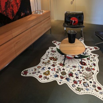 Tapis Peau de bête - XL - "Tattoo compris"