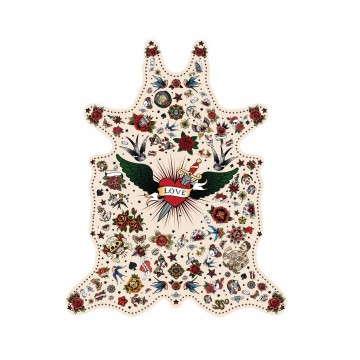 Tapis Peau de bête - XXL - "Tattoo compris"