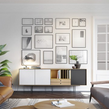 Buffet AURA chêne naturel