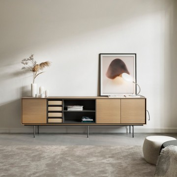 Buffet AURA chêne naturel