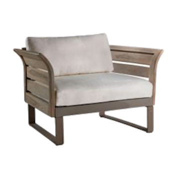 Fauteuil Komfy Teck 75cm