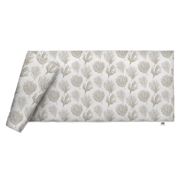 Matelas bain de soleil - Corail blanc