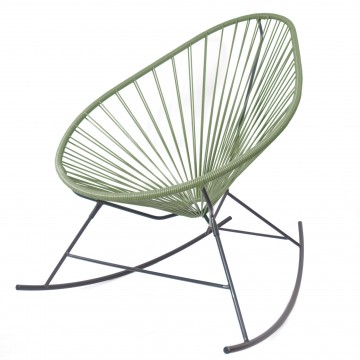 Rocking Chair Celectun - Pieds Ski Métal