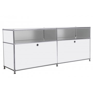 Meuble TV 2 modules avec rangements