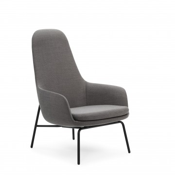 Era Lounge Chair High acier