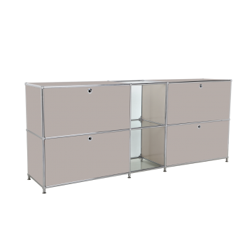 Buffet modules avec vitrine