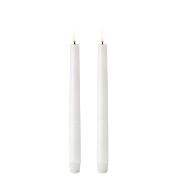 Lot de 2 Bougies Taper - 2,3x25 cm