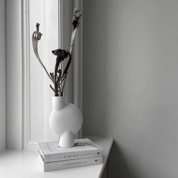 Vase sphère - Blanc