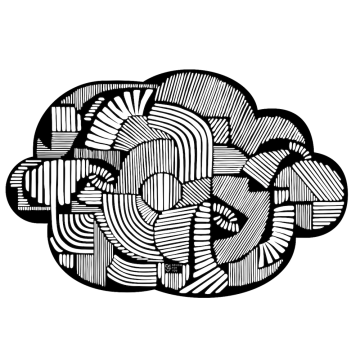 Set de table - Black Lines