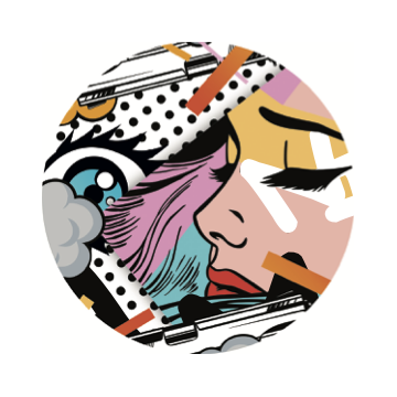 Lot de 6 dessous de verre - Pulsion