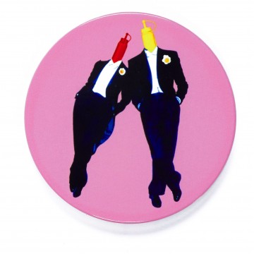 Set de 4 dessous-de-verre en céramique Ketch & Mout