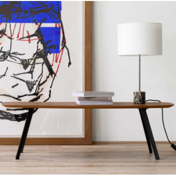 Table basse Noyer Solapa 40X120X36cm