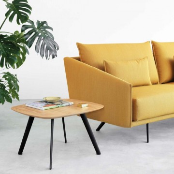 Table Basse Noyer - Solapa 60X60X30