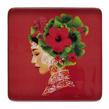 Plateau carré Lotus