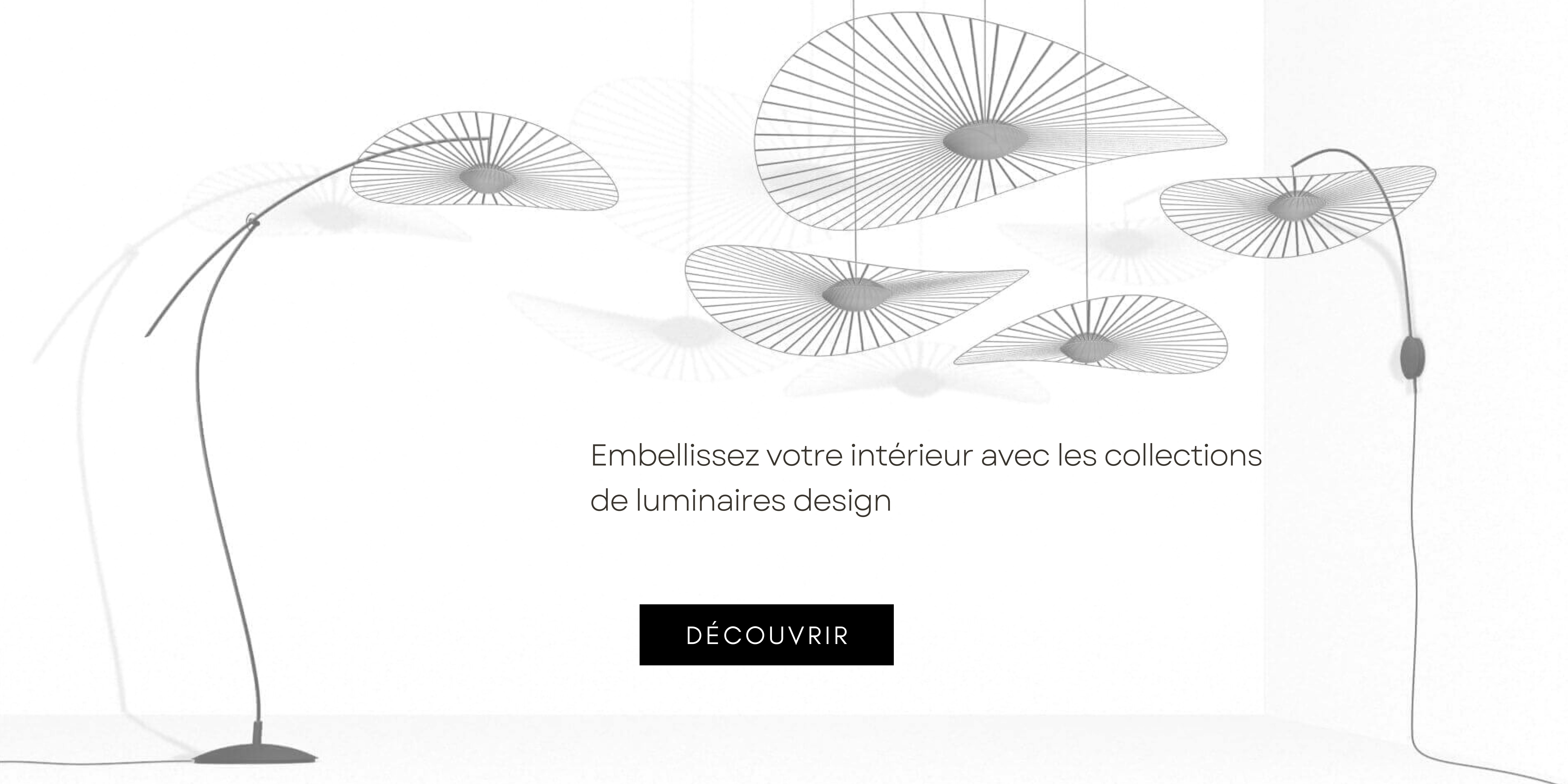 Embellissez votre intérieur avec notre sélection de luminaires